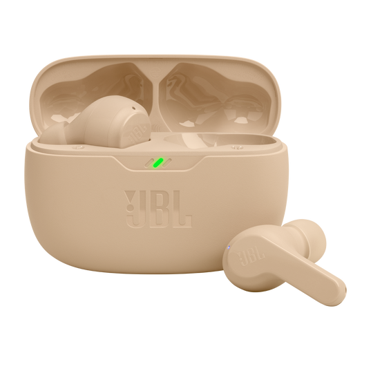 JBL Vibe Beam - Beige - True wireless earbuds - Hero